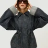 Oversize Textured Denim Jacket – Jackets and Trench Oversize Textured Denim Jacket – Jackets and Trench