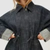 Oversize Textured Denim Jacket – Jackets and Trench Oversize Textured Denim Jacket – Jackets and Trench