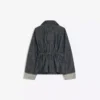 Oversize Textured Denim Jacket Oversize Textured Denim Jacket