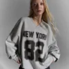 Oversized Printed Sweatshirt Oversized Printed Sweatshirt