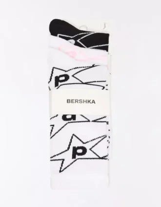 Pack of 3 Pairs of Printed Socks – Accessories