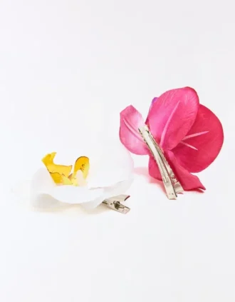 Pack of Flower Hair Clips