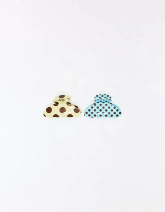 Pack of Polka Dot Hair Clips