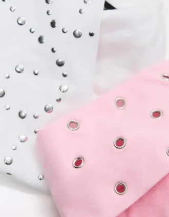 Pack of Studded Hair Ties