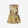 Paisley Print Off-The-Shoulder Mini Dress Paisley Print Off-The-Shoulder Mini Dress