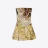 Paisley Print Off-The-Shoulder Mini Dress Paisley Print Off-The-Shoulder Mini Dress