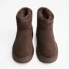 Platform Ankle Boots with Fur Lining – Shoes