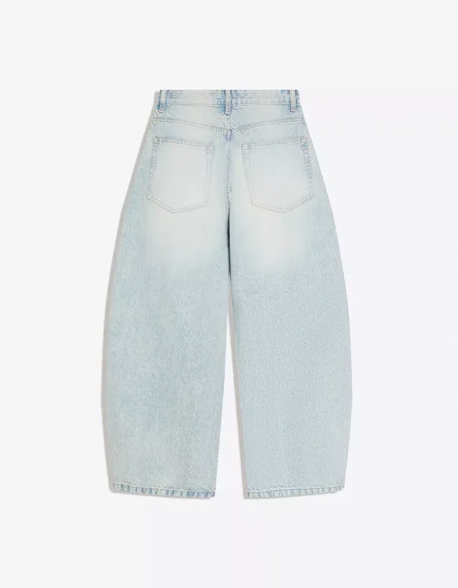 Pleated Barrel Jeans – Jeans – Men Pleated Barrel Jeans – Jeans – Men