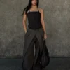 Pleated Trousers with Double Button Pleated Trousers with Double Button