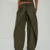 Pleated Trousers with Double Button – Pants Pleated Trousers with Double Button – Pants