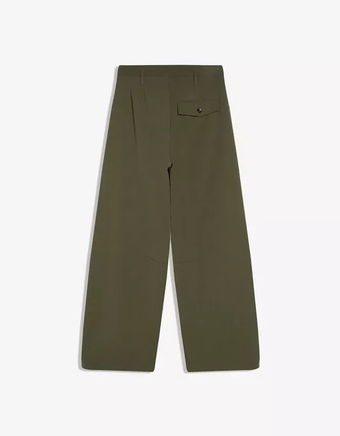 Pleated Trousers with Double Button – Pants Pleated Trousers with Double Button – Pants