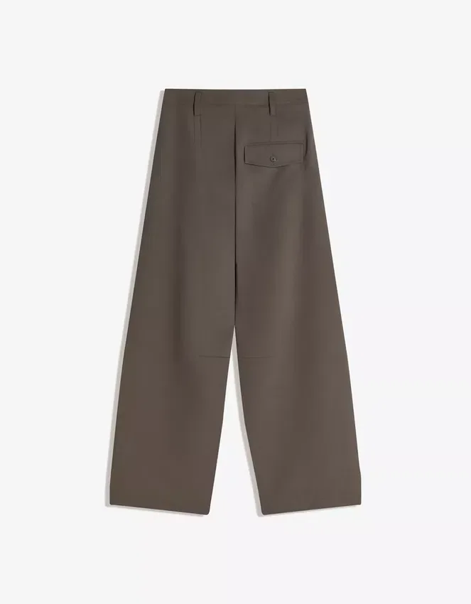 Pleated Trousers with Double Button Pleated Trousers with Double Button