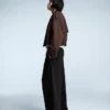 Plush Barrel Trousers with Stoppers