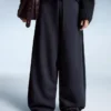 Plush Barrel Trousers with Stoppers