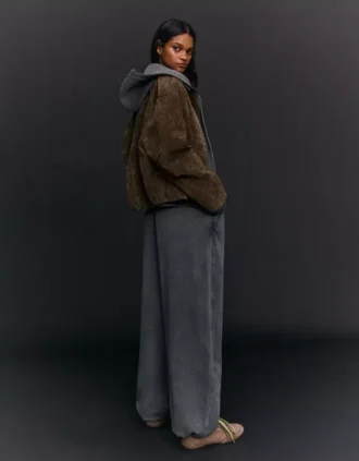 Plush Barrel Trousers with Stoppers – Pants