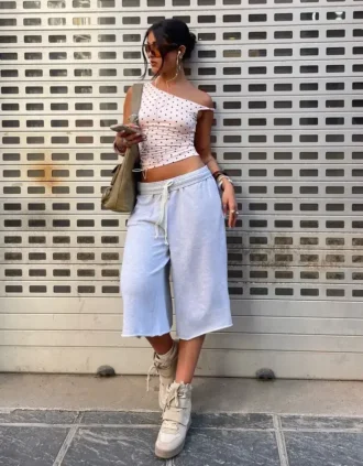 Plush Bermuda Shorts