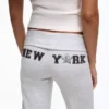 Plush Flared Trousers with Patch Plush Flared Trousers with Patch