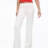 Plush Flared Trousers with Patch Plush Flared Trousers with Patch