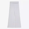 Plush Flared Trousers with Patch Plush Flared Trousers with Patch