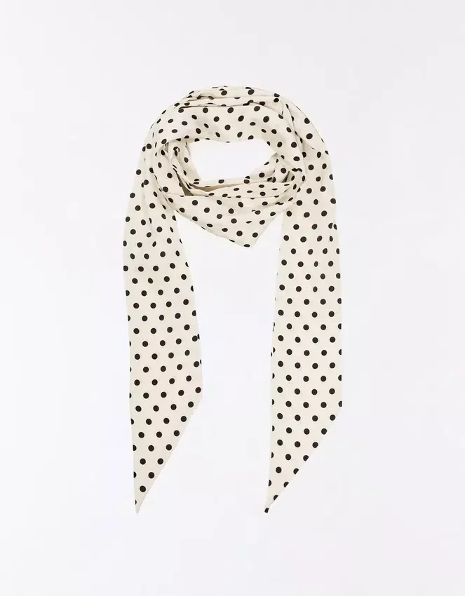 Polka Dot Cravat Scarf Polka Dot Cravat Scarf