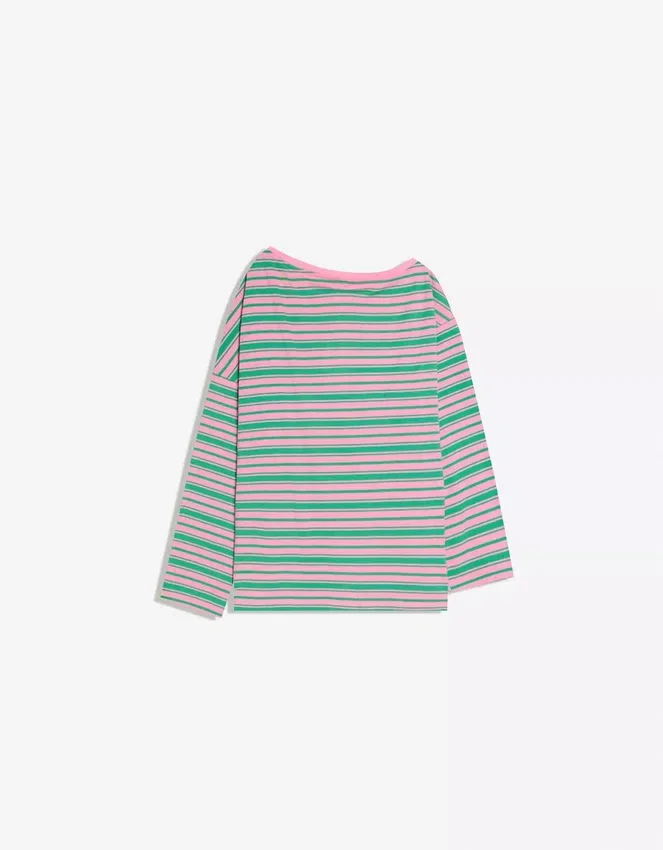 Printed Asymmetric Collar Long Sleeve T-Shirt – #Bershkastyle – Women Printed Asymmetric Collar Long Sleeve T-Shirt – #Bershkastyle – Women