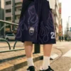 Printed Bermuda Shorts with Elastic Waist – Bershka Lovers