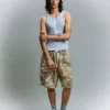Printed Boxy Fit Bermuda Shorts – Shorts and Jorts – Men