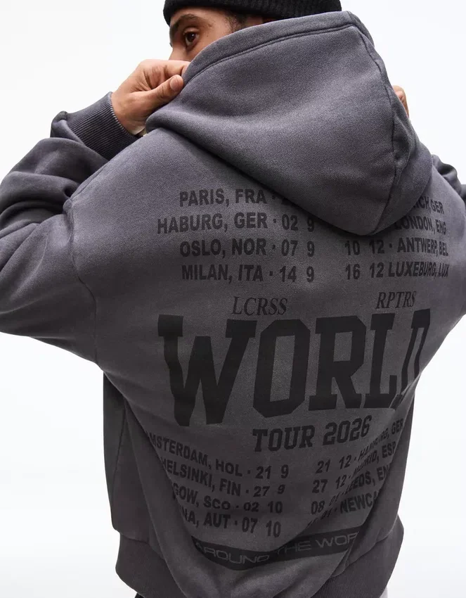 Printed Boxy Fit Hoodie – Sweatshirts & Hoodies Printed Boxy Fit Hoodie – Sweatshirts & Hoodies