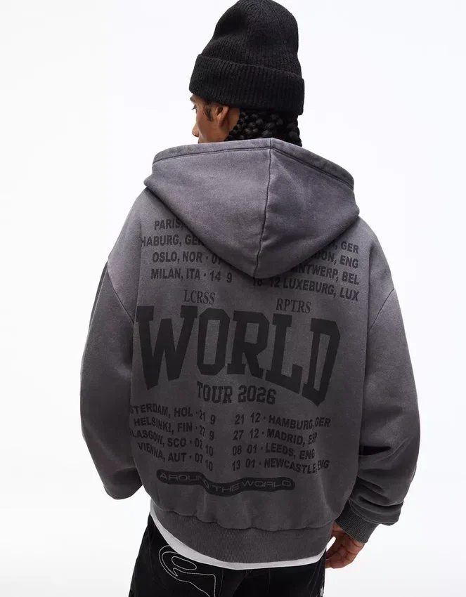 Printed Boxy Fit Hoodie – Sweatshirts & Hoodies Printed Boxy Fit Hoodie – Sweatshirts & Hoodies