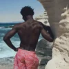 Printed Boxy Fit Swimming Trunks – Accessories Printed Boxy Fit Swimming Trunks – Accessories