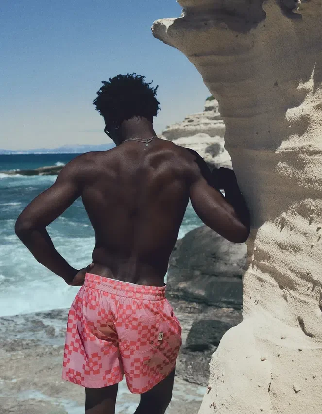 Printed Boxy Fit Swimming Trunks – Accessories Printed Boxy Fit Swimming Trunks – Accessories
