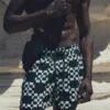 Printed Boxy Fit Swimming Trunks – Accessories Printed Boxy Fit Swimming Trunks – Accessories