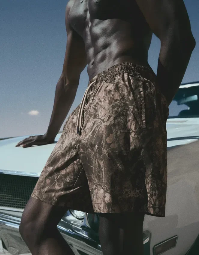 Printed Boxy Fit Swimming Trunks – Accessories Printed Boxy Fit Swimming Trunks – Accessories