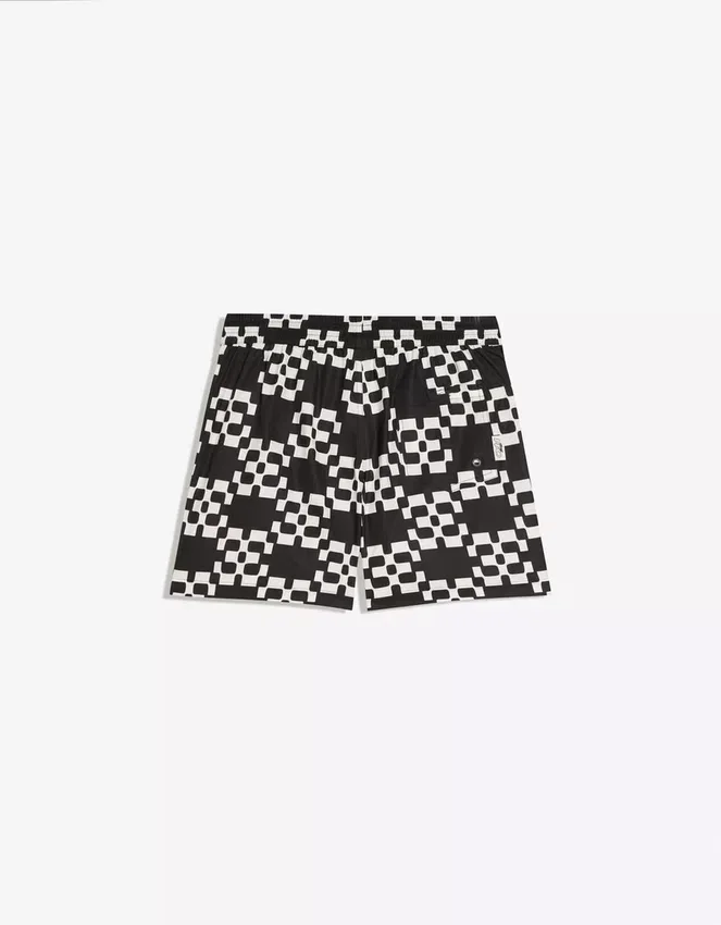 Printed Boxy Fit Swimming Trunks – Accessories Printed Boxy Fit Swimming Trunks – Accessories