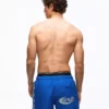 Printed Boxy Fit Swimming Trunks with Double Waistband – Accessories Printed Boxy Fit Swimming Trunks with Double Waistband – Accessories