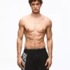 Printed Boxy Fit Swimming Trunks with Double Waistband – Accessories – Men