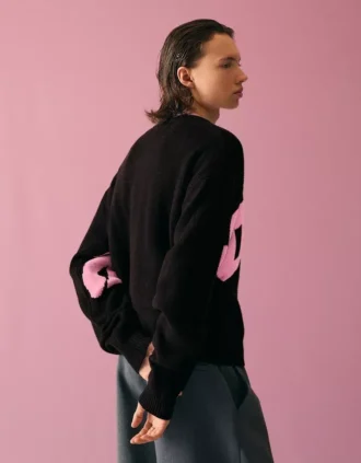 Printed Crew Neck Sweater – Sweaters and Cardigans