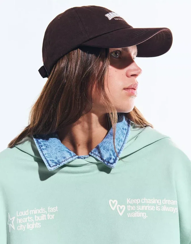 Printed Hood Sweatshirt with Hood Printed Hood Sweatshirt with Hood