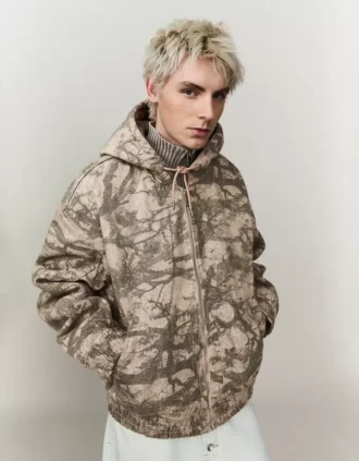 Printed Hooded Jacket – Jackets