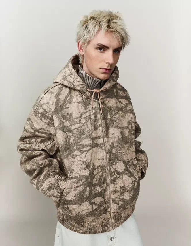 Printed Hooded Jacket – Jackets Printed Hooded Jacket – Jackets
