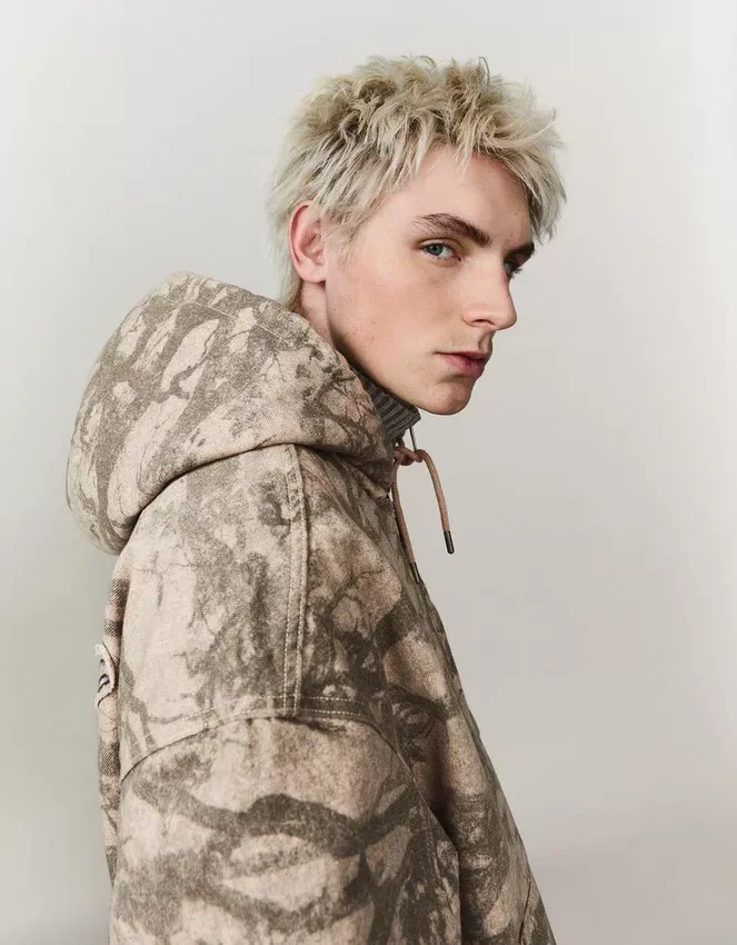 Printed Hooded Jacket – Jackets Printed Hooded Jacket – Jackets