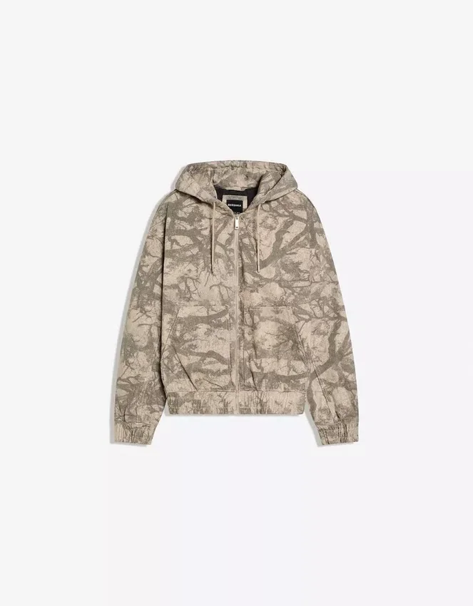 Printed Hooded Jacket – Jackets Printed Hooded Jacket – Jackets
