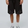 Printed Mesh Bermuda Shorts
