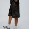 Printed Mesh Bermuda Shorts
