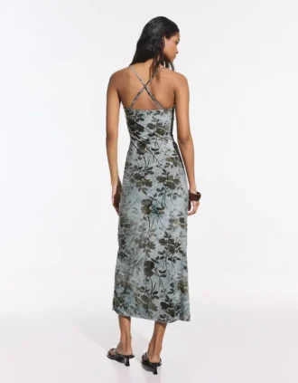 Printed Midi Dress