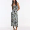 Printed Midi Dress Printed Midi Dress