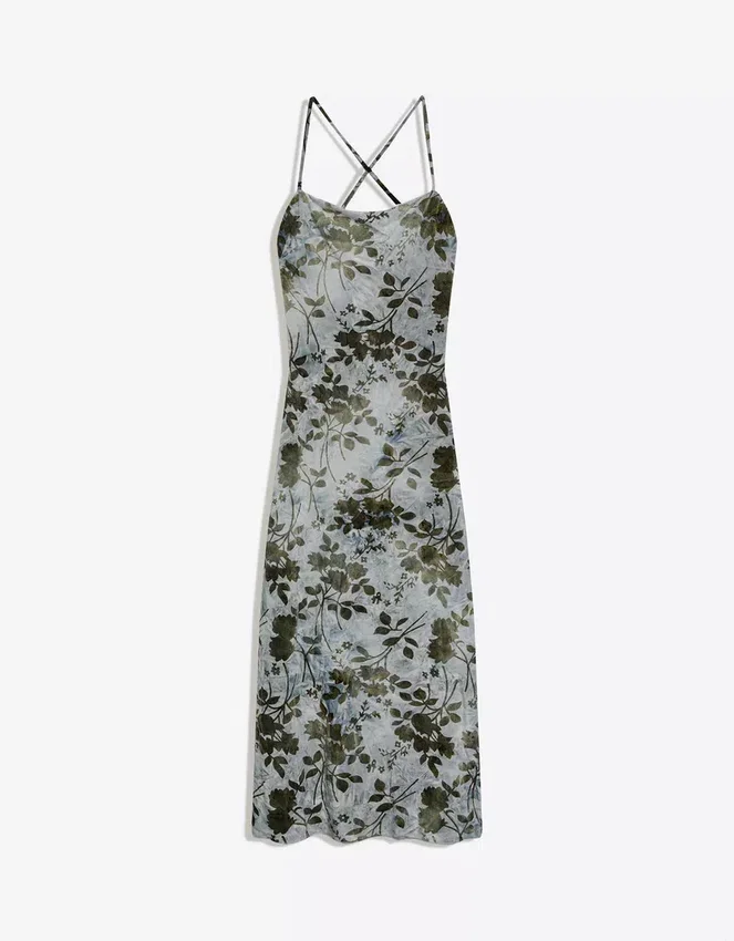 Printed Midi Dress Printed Midi Dress