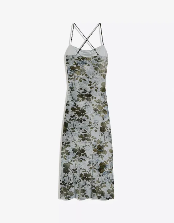 Printed Midi Dress Printed Midi Dress