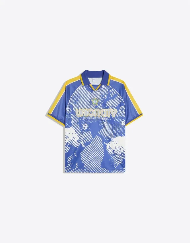 Printed Short Sleeve Polo Shirt Printed Short Sleeve Polo Shirt