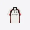 Printed Short Sleeve Polo Shirt